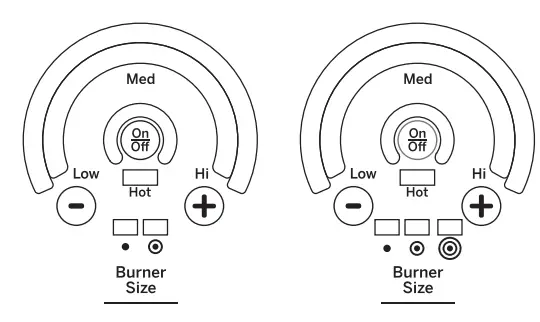 CAFE CES700M Convection Range - Burner
