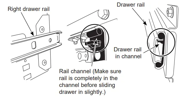 CAFE CES700M Convection Range - drawe
