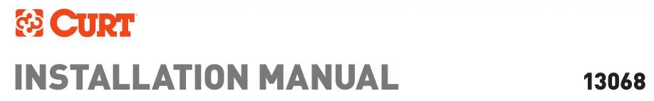 CURT Class 3 Trailer Hitch Installation Guide