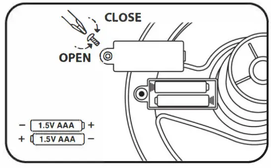 GYMAX GYM05208 Electric Excavator - the battery