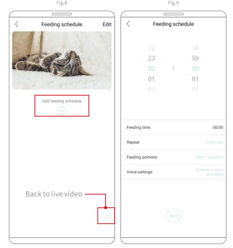 CP-2401 Smart Pet Treat Dispenser - Fig 8-9