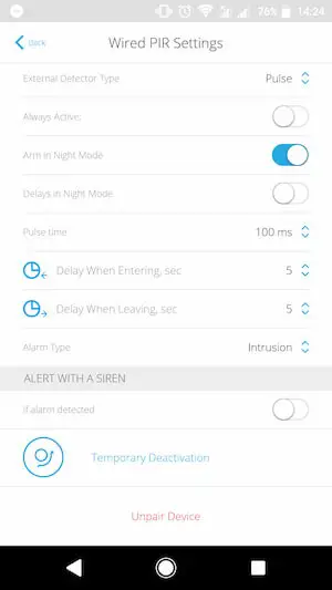 AJAX 20354 MultiTransmitter Module - back button 1