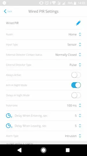 AJAX 20354 MultiTransmitter Module - back button