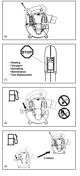 makita BHX2500 Petrol Leaf Blower 2