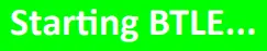 SP-395T - Starting BTLE…