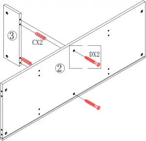 YOUKE TV Cabinet PRODUCT ASSEMBLY 2a