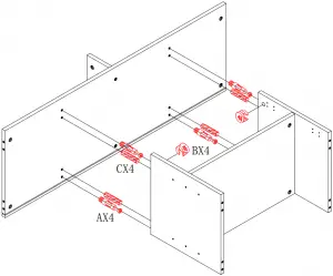 YOUKE TV Cabinet PRODUCT ASSEMBLY 3