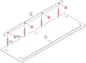 YOUKE TV Cabinet PRODUCT ASSEMBLY 9