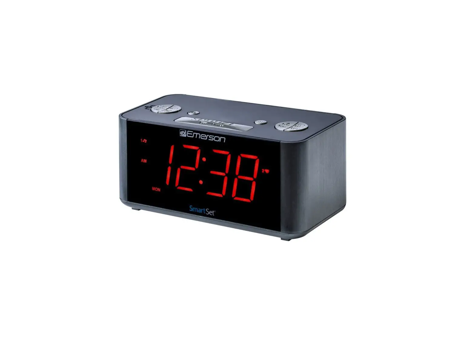 Emerson Er100201 Smartset Alarm Clock Radio With Bluetooth Speaker Owner's Manual
