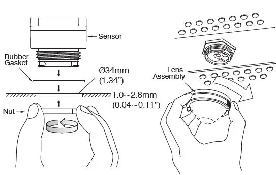 ON-LRD 309S Line Voltage OS-NET Sensor 3