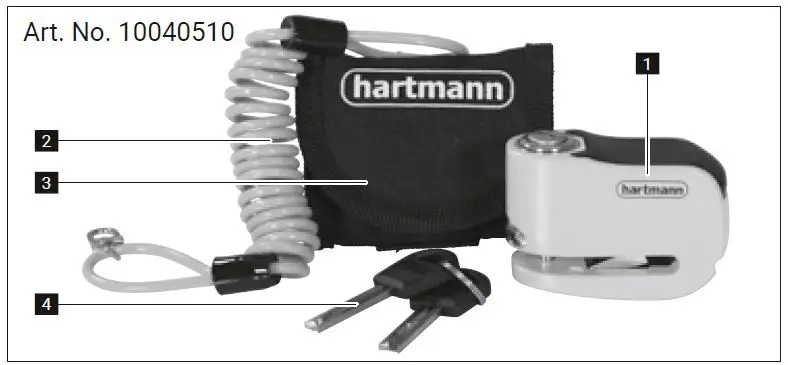 hartmann-10040510-Alarm-Brake-Disc-Lock-FIG-1