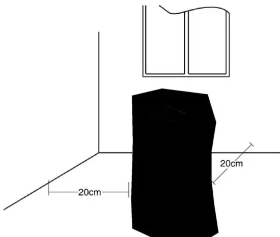electriQ CD20L 20L Compressor Dehumifidier With Digital Humidistat - POSITIONING