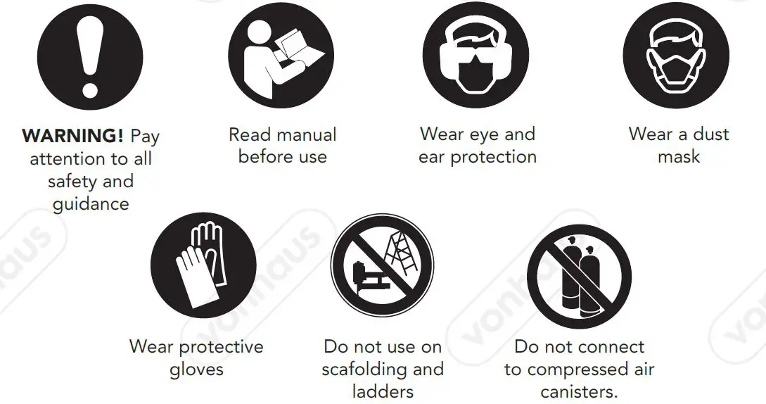 VonHaus 3500127 2 In 1 Air Stapler fig 1