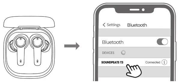 SOUNDPEATS T3 Active Noise Cancelling TWS Earbuds - First Time of Using