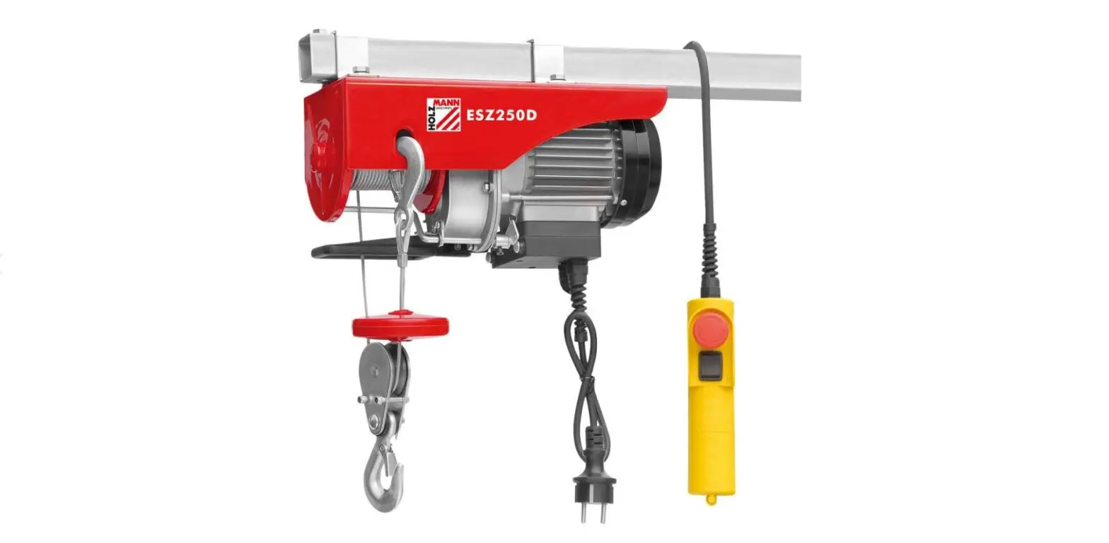 Holzmann Esz 250d Electric Rotary Hoist Frame User Manual