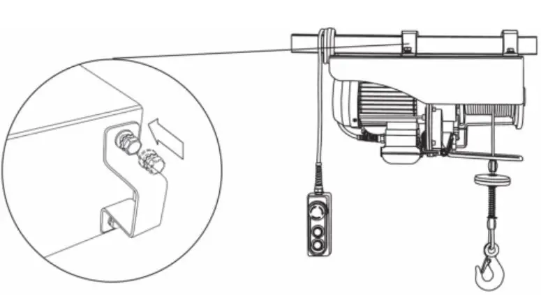 HOLZMANN-ESZ-250D-Electric-Rotary-Hoist-Frame-fig-2