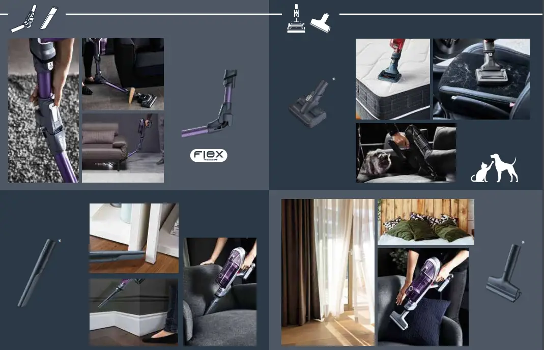 ROWENTA RH9638 X Force Flex 8 60 Suction Brush - fig 1