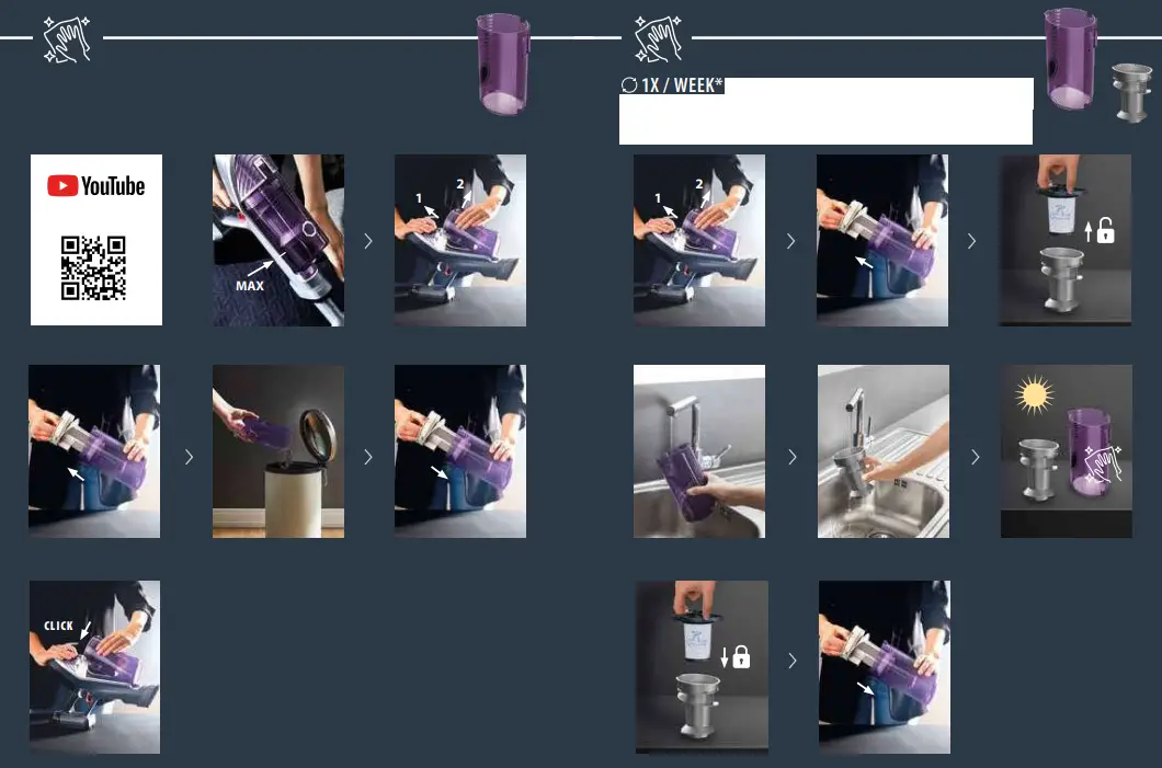 ROWENTA RH9638 X Force Flex 8 60 Suction Brush - fig 4