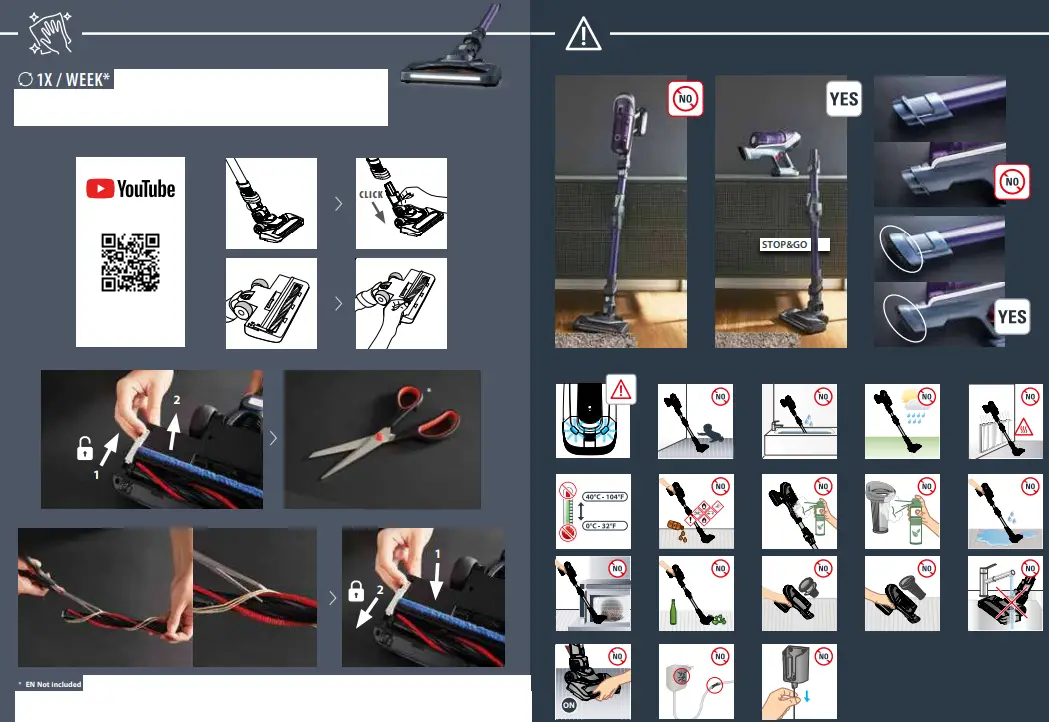 ROWENTA RH9638 X Force Flex 8 60 Suction Brush - fig 6