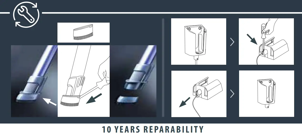 ROWENTA RH9638 X Force Flex 8 60 Suction Brush - fig 7