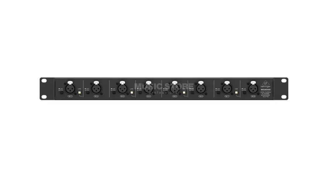 Behringer Ms8000 Ultra-flexible 8-channel Microphone Splitter User Guide Behringer Ms8000 Ultra-flexible 8-channel Microphone Splitter User Guide