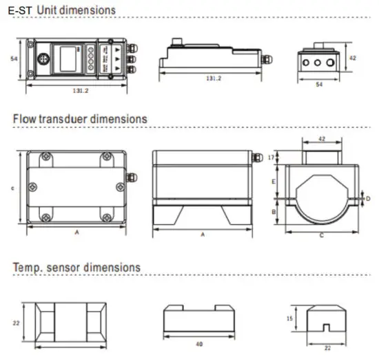 KLINGER E-ST Ultrasonic Flowmeter - figure 2