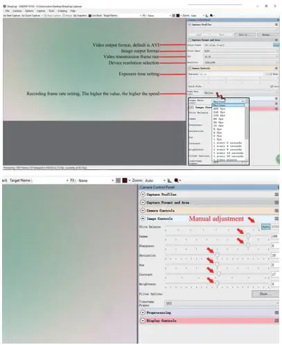SVBONY Electronic Eyepiece Telescope Camera User Manual - Cameras and image controls