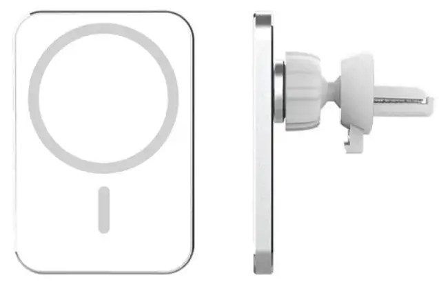 kogan KAMAGSVNTMA Vent-Mounted Alloy QI Wireless Charger