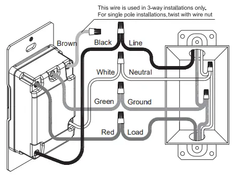Cloudy Bay Lighting Supply DNA042DU2 W 600 P LED Dimmer Switch - Single1