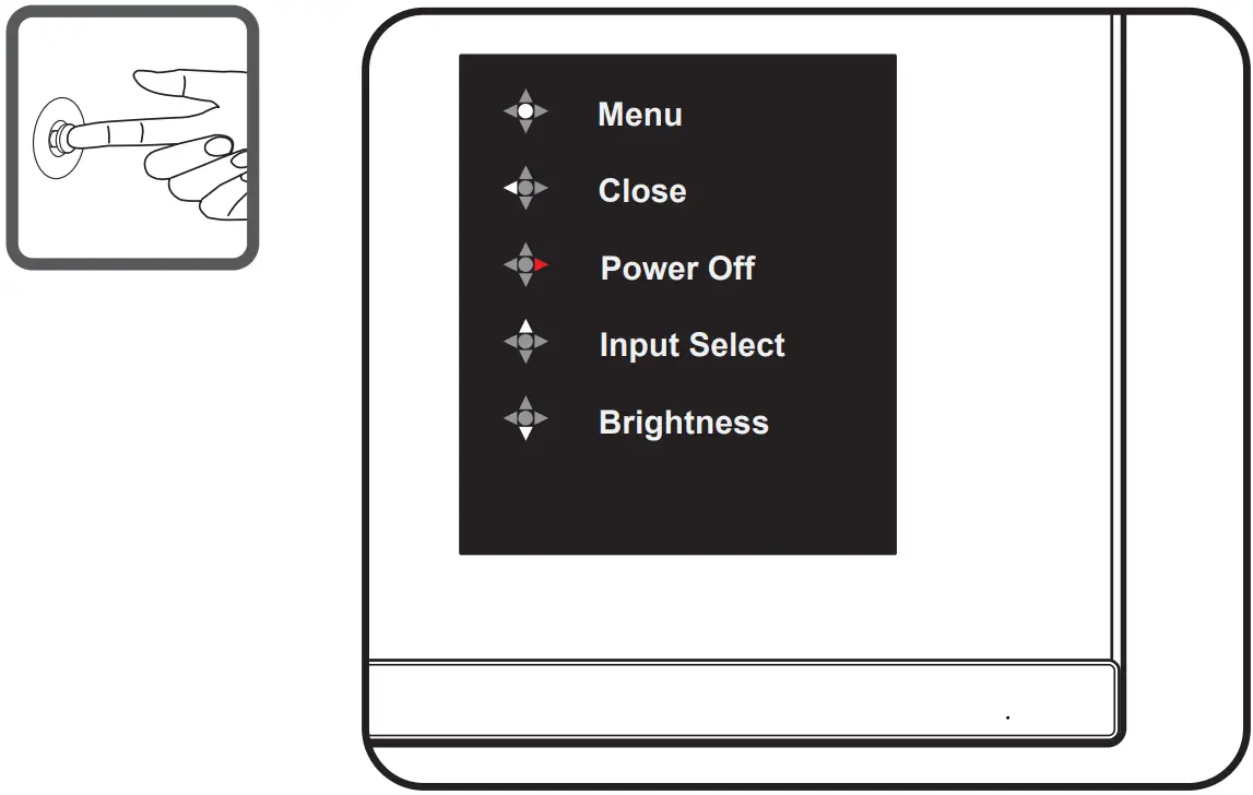 ASUS VP32A LCD Monitor 1.5.1 Using the Control Buttons