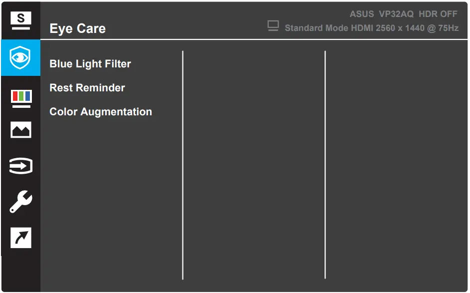 ASUS VP32A LCD Monitor 2. Eye Care