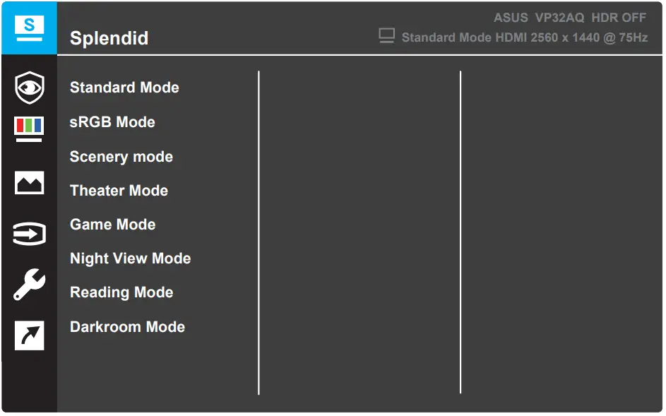ASUS VP32A LCD Monitor 3.1.1 How to Reconfigure