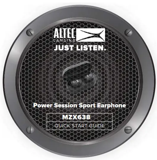 Altec MZX638 Power Session Sport Earphone