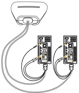 BELKIN F1DL102U 2-Port KVM Switch with Audio Support and Built-In Cabling - Step-by-Step Installation Guide