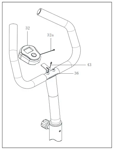 sunnyhealthfitness SF S020027 STAIR STEPPER MACHINE HANDLEBAR - ASSEMBLY INSTRUCTIONS 6