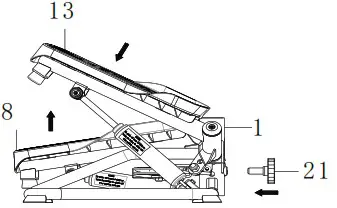 sunnyhealthfitness SF S020027 STAIR STEPPER MACHINE HANDLEBAR - MAINTENANCE & ADJUSTMENT GUIDE