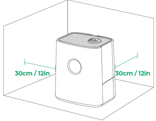 Homvana H111S Smart Hybrid Ultrasonic Humidifier 12