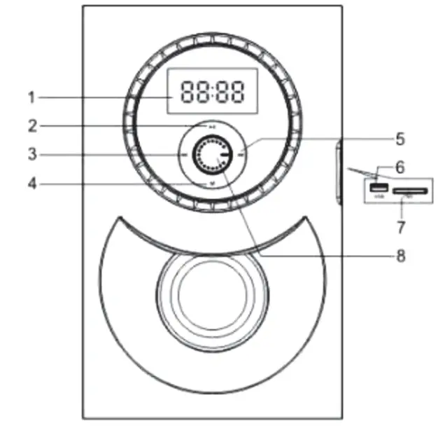 ZEBRONICS Zeb-Bravo 2.1 Speaker-1