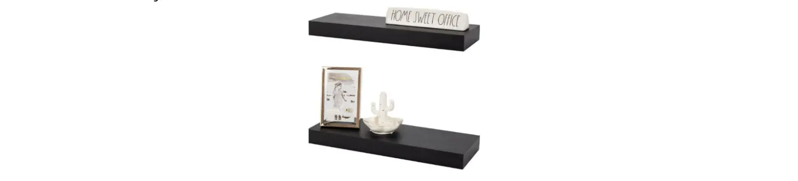Sorbus Wd-ntshlv2-blk 2 Pack Floating Shelf Instructions Sorbus Wd-ntshlv2-blk 2 Pack Floating Shelf Instructions