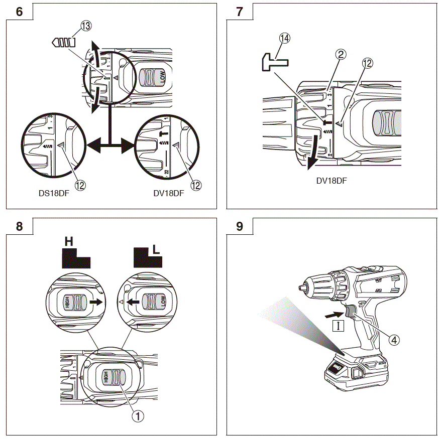 HiKOKI DS-18DF 18V Cordless Driver Drill FIG 3
