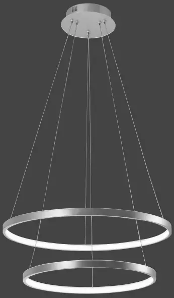 LeuchtenDireckt 11525-12 Circle LED Pendant Light