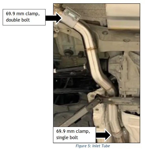 DINAN D660 0084 Valved Axle Back Exhaust System - FIG3