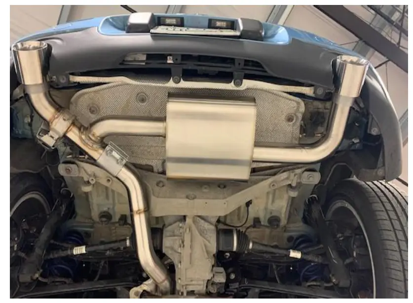 DINAN D660 0084 Valved Axle Back Exhaust System - FIG19