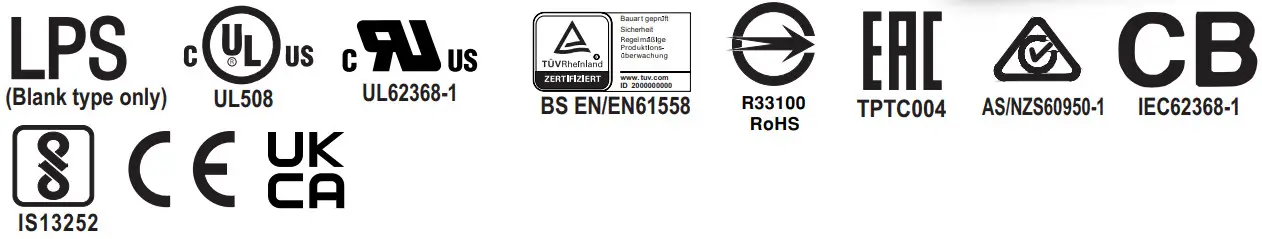 MEAN WELL HDR 60 Series 60W DIN R Ultra Slim Step Shape Rail - icon 1