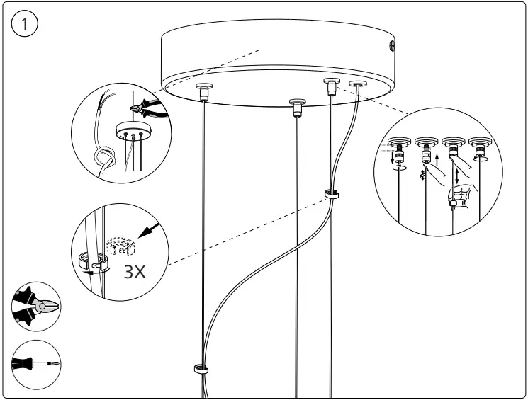PHILIPS 67677 Flourish Flourish White Color LED Pendant Lamp - FIG 7