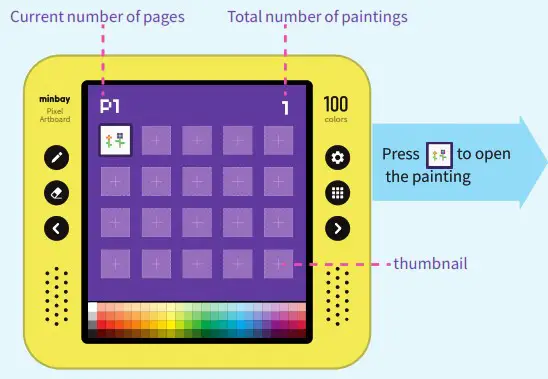 minbay MB701 Pixel Artboard - Browse the paintings