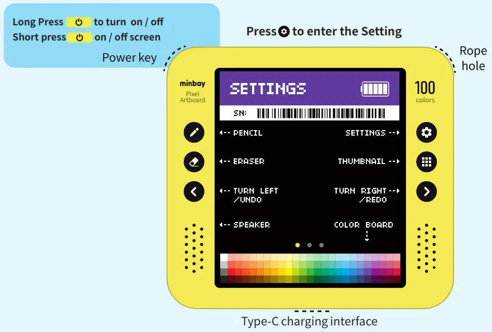 minbay MB701 Pixel Artboard - Cover