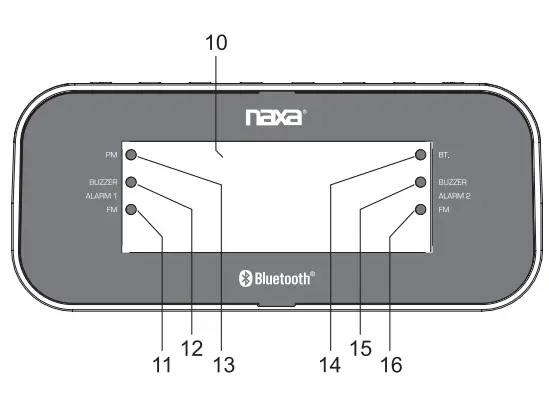 Naxa Electronics NRC-182 Dual Radio Alarm Clock-10
