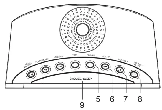 Naxa Electronics NRC-182 Dual Radio Alarm Clock-8