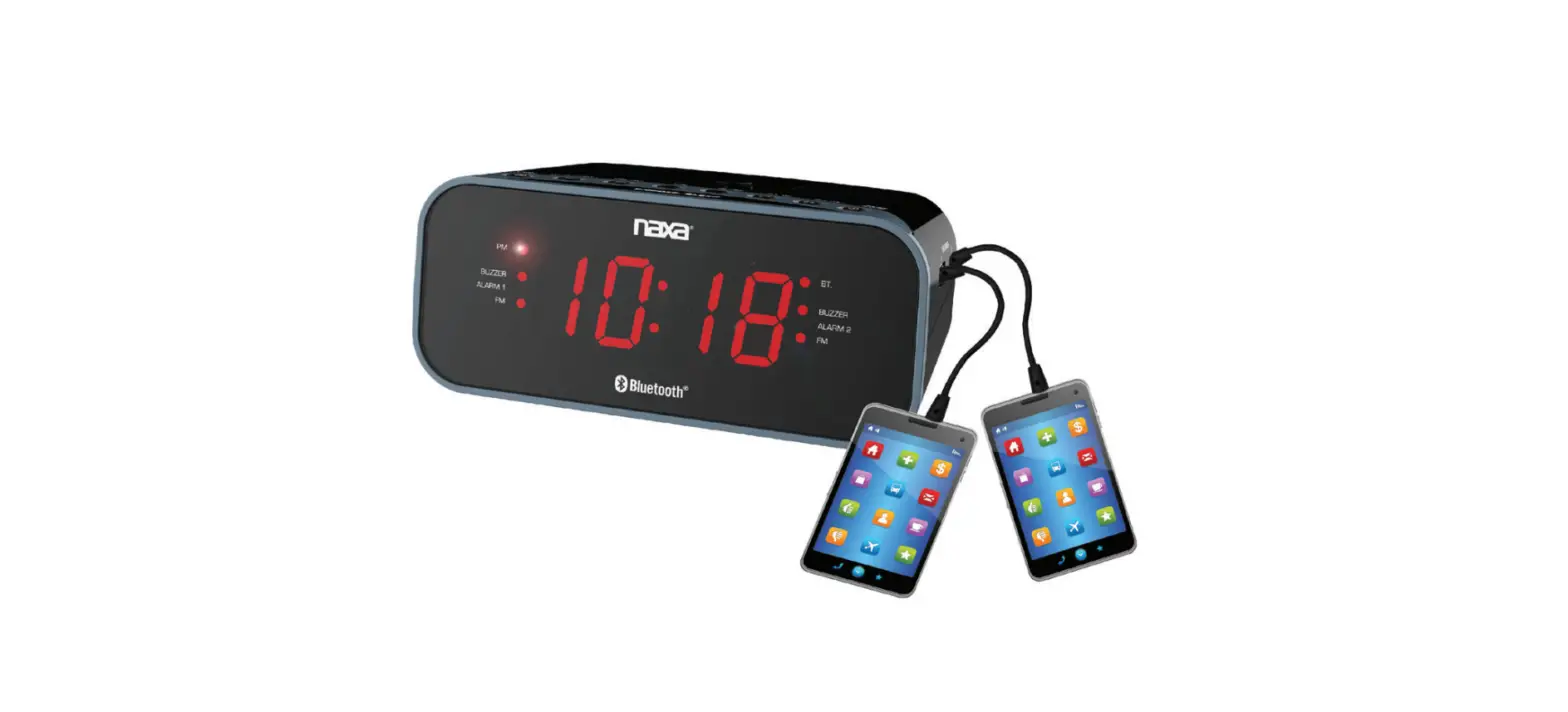 Naxa Electronics Nrc-182 Dual Radio Alarm Clock User Guide